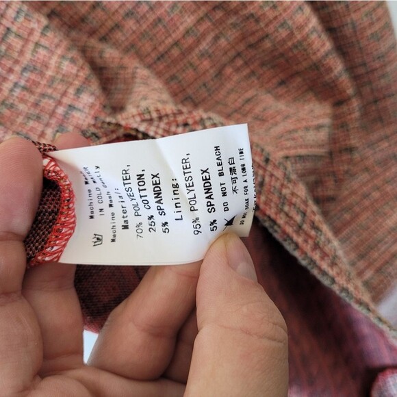 Tweed Sheath Dress Pink Orange Career Office Professional Business Church XXL - Picture 13 of 13